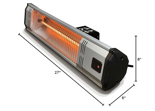Heat Storm Tradesman 1500 Watt Weatherproof Infrared Heater, Remote - style: Heater + remote