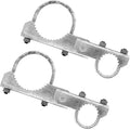 Chain Link Fence 180 Degree Commercial Duty Gate Hinge-for 2-7/8" Outside Diameter Gate Post/Pipe & 1-5/8 Thru 1-7/8" Gate Frames. Chain Link Post Gate Hinge - Includes Hinge U Bolts - 2 Hinge Assy - size: 2-7/8" Post - 2 pack