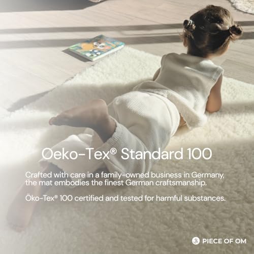 Le Mat Natural Eco Friendly Protective Merino Sheep Wool Soft Meditation Yoga Therapy Exercise Mat - color: Natural, size: Basic
