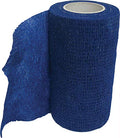 079071 ional Wrap-It-Up Flexible Bandage, 4" X 5 Yd, Blue - color: Blue