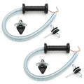 Electric Fence Spring Gate Handles Kit, Black, 2 Count