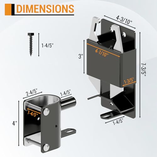 2 Way Farm Gate Latch Heavy Duty Lockable Livestock Gate Latch, 1 Pack | Two-Way Livestock Self-Locking Fence Gate Latch for Farms, Metal Gates, Ranches, Stables, Horse Corrals
