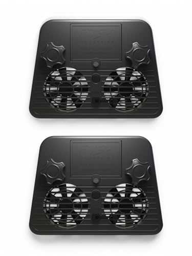 Push Industries 901.901 Vortex Kennel & Crate Fan Powered by 120V or Inc. Rechargable Battery - Multi Speed (Standard - 2 Pack) - size: Standard - 2 Pack