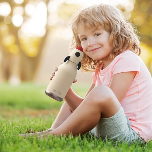 asobu Bestie Water Bottle, Cute Collectible Character, Leak Proof, BPA Free | 16 oz, Stays Cold 24 Hours, Double Wall Vacuum Insulation, Food Grade Stainless Steel, Spill Resistant, Great Gift Idea - color: Rocket Bottle