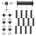 Electric Fence Gate Handle Kit T Post Insulator Spring Gate Handle Set for Horse Cattle Farm Fencing Easy Install Shock Protection(18 Pcs)