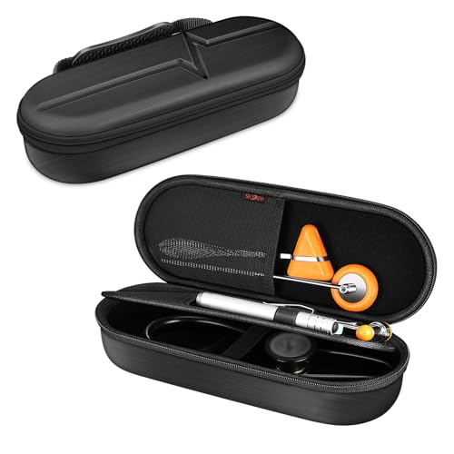 Stethoscope Case for 3M Classic III/Cardiology IV, Deep Gray | Lightweight II S.E., MDF Acoustica, Hard Carrying Bag, Doctor Nurse Accessories - color: Deep Gray