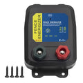 Electric Fence Charger PE2 – 0.10 Joule, 2-Mile/ 8 Acres Plug in Electric Fence Charger, for Dogs, Livestock, Squirrels, Chicken Coops, - color: BLACK, size: 2 MILE