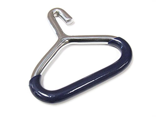2-pcs Set Heavy Duty OB Handle or Obstetrical Chain Handle 5" x 3" Stainless Steel with Rubber Laminated Grip, Livestock, Veterinary Tool.