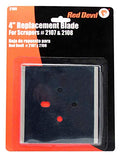 Red Devil 2109 4-Inch Double Edge Replacement Blade for Red Devil 2107 and 2108 Heavy-Duty Floor Scrapers - size: 1 Pack, style: Replacement Blade