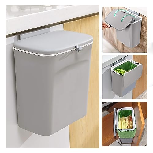 GreFusion 2.6 Gallon Compostable Trash Bags, 100 Count, Extra Thick 0.71 Mil, Certified by BPI and ASTM D6400, Perfect Fit for Small Trash Cans - color: 2.6G-100Count