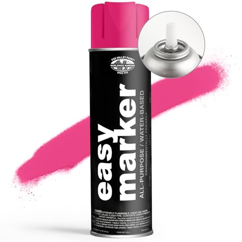 Fox Valley Easy Marker Inverted Paint 16oz Pack of 12, Pink Fluorescent