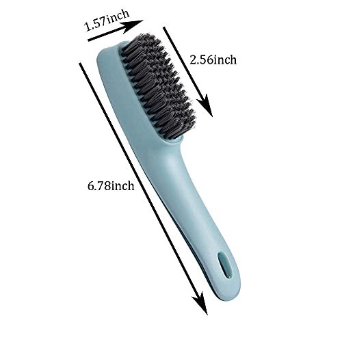 Laundry Brush Shoe Brush Shoe Cleaning Brush Scrub Brush for Stains,Household Cleaning Clothes Shoes Scrubbing,Household Cleaning Brushes Bathroom Ergonomics Grip Easy Hold Pack 2
