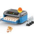 Egg Incubator for Hatching Eggs - Chicken Egg Incubator with Automatic Egg Turning, Humidity Control, Water Adding System, Egg Candler, Ideal for Chicken, Duck, Quail Eggs (24 Eggs) - size: 22 Eggs