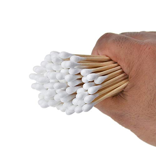 Dealmed 6 in Sterile Cotton-Tipped Applicators - 2000 Count Case | 100% Pure Cotton Tips, Wooden Shafts, Individually Wrapped Pairs, 100 Pouches Per Box, For Medication And Skin Care - size: 6" Sterile (Case of 2,000)