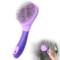 Equine Mane & Tail Combs Horse Brush Shedding Brush Grooming Tool for Horse (Purple) - color: Purple