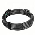 20 ft x 1/2" Heavy Duty Cut-Proof Security Cable, Kayaking & Outdoor Equipment - size: 20 FT
