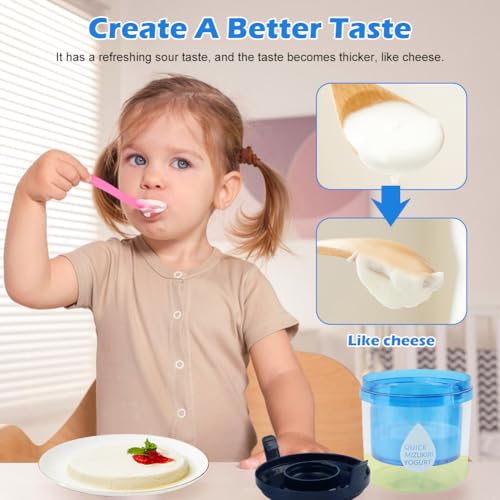 Greek Yogurt Strainer with Lid, Reusable Yogurt Filter with Ultra Fine Mesh Yogur-t Strainer to Makes small batches of Thick Creamy Greek or Coconut Yogur-t Cheese, Soy Milk