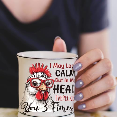 GLOBLELAND 18 Sheets Funny Chicken Rub on Transfer 3.9x3.6inch Humorous Rooster Vase Home Decals Hen Transfer Stickers for Crafts Furniture Vase Glass Art Crafts Decorations - style: Funny Chicken