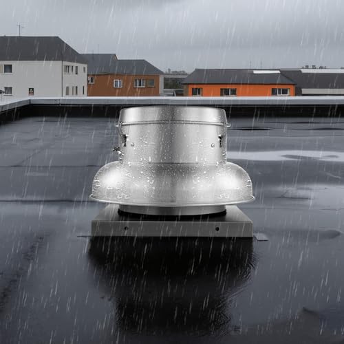 VEVOR Roof Exhaust Fan, 500CFM & 900CFM Adjustable Speed Control Attic Vent Fan with High-Power Motor, 21inch Fan Base Heavy-Duty Aluminum Alloy, Compact for Garage,Kitchen,Bathroom,Silver - size: 500CFM & 900CFM