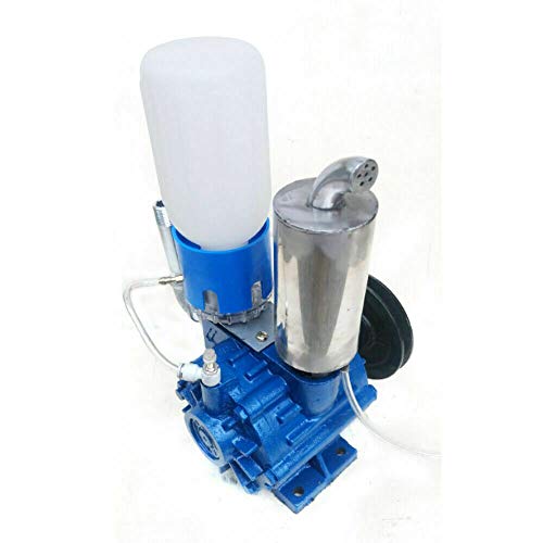 Vacuum Pump, 250L/Min Vacuum Pump for Cow Milking Machine Milker Bucket Tank Barrel with Belt Pulley