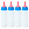HANABASS Piglet Feeding Bottle Set 4 Pack Animal Bottle Feeder for Lambs Calves Goats Sheep Newborn Livestock Artificial Nursing Kit for Feeding