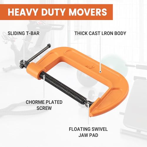 Stall Mat Gripper - 2Pcs Heavy Duty Stall Mat Grippers,Horse Stall Mat Tool for Horse Stalls, Gym, Barn, and Trailer, Makes Moving Rubber Mats Easier, Saves Your Back and Hands