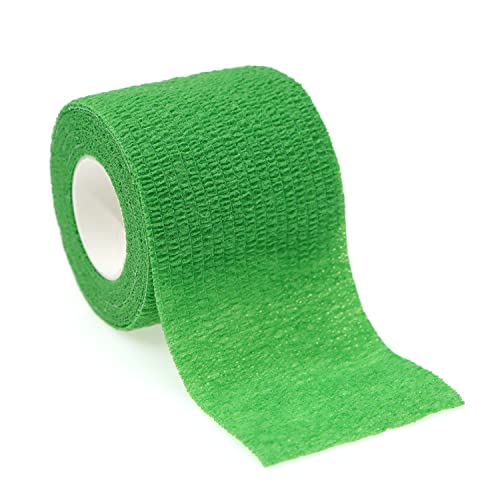 Self Adhesive Bandage Wrap Animal Cohesive Bandage Self Adherent Wrap First Aid Tape for Dogs Cats Horses Birds & Wrist Healing Ankle Sprain (2 Inch Mixed Pure 6 Rolls) - color: 2 Inch Mixed Pure 6 Rolls