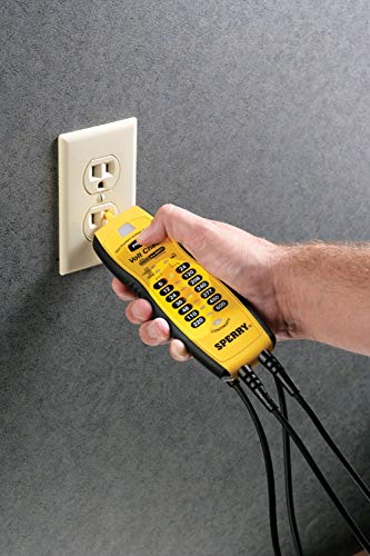 Sperry Instruments VC61000 Volt Check Voltage & Continuity Tester, Black & Yellow | Heavy-Duty Smart Meter with Circuit Alert Non-Contact Detection, Black & Yellow (Formerly: Sperry Instruments)