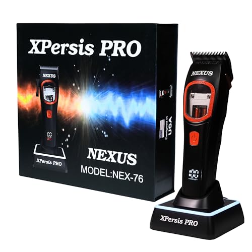 PRO Nexus Barber Hair Clipper and Trimmer for Men Vector Motor Dual Coil 9000 RPM Low Vibration