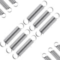6pcs Extension Springs,0.047"x0.4"x2" 304 Stainless Steel | Extension Springs with hook ends 2inch - size: 0.047"x0.4"x2"