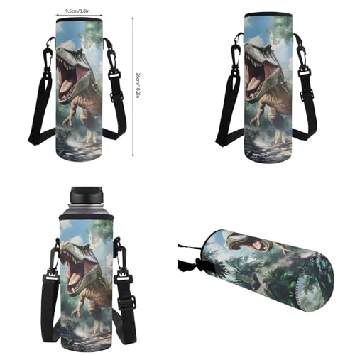 Upetstory Dinosaur Backpack for Kids Girls Boys School Bag Set Elementary Kindergarten Preschool Bookbag with Lunch Box Pencil Case Water Bottle Sleeve Book Cover Travel Cycling Holiday - color: Dinosaur