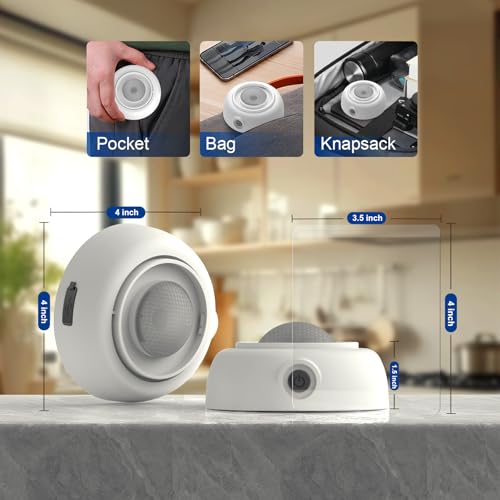 LFSYS Fruit Fly Traps for Indoors Gnat Trap Lamp, Double Side Sticky Paper 360° Attraction for Fruit Fly, Gnats 9 Refills + 1 Starter Kit (Dutch White) - style: 1 Device + 9 Refills