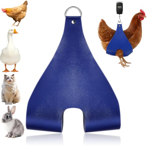 Toddmomy Pet Weighing Bag Chicken Holder Poultry Catching Hand Bag Rooster Catching Hand Chicken Weight Practical Hand for Rooster Blue Pu