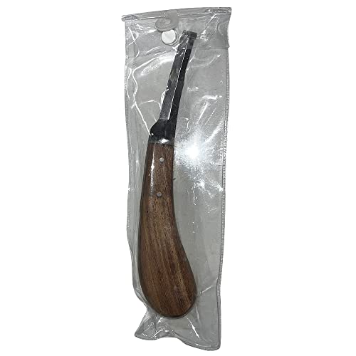 Narrow Blade Right Hand Double Edge Hoof Knife - Ideal Tool for Precision Hoof Trimming