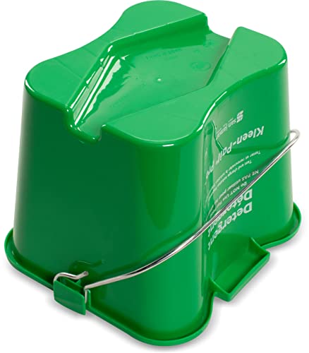 San Jamar Kleen-Pail Pro, Bucket with Handle for Cleaning Products in Commercial and Home Setting, 3 Qts, 1 Count, Green - size: 3 Quarts