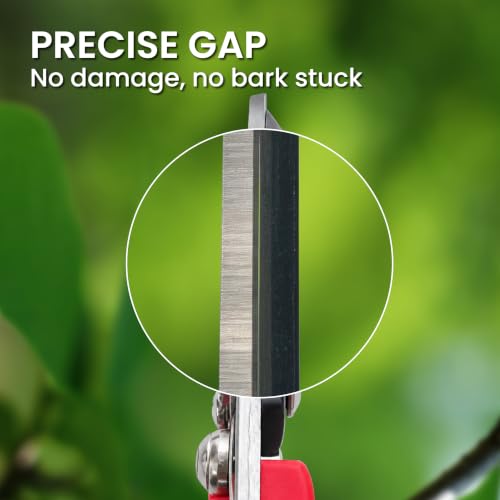 AGRICUT 7" Pruning Shears Heavy Duty Professional, Made of Japanese SK5 Steel Blades, 1 Cut Capacity, Bypass Hand Pruners Garden Clippers for Tree Flower Branch Trimming, S20P - style: Nylon Handle, High Carbon Steel PRO