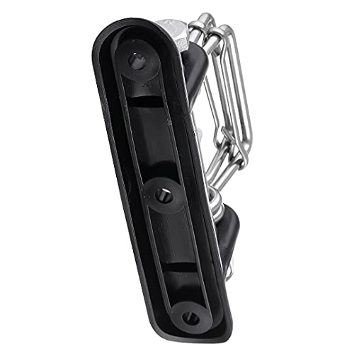QMARK 4 Pack Electric Fence Corner Insulator, End Insulator | With Buckles for Polytape, Wood Post Tape Connectors, 2 Buckles