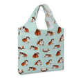 WIRESTER Reusable Grocery Tote Bag for Women, Foldable Shopping Bag, Cute Shoulder Bag, Beach Bag - color: English Bulldog Funny Playful Postures (2)