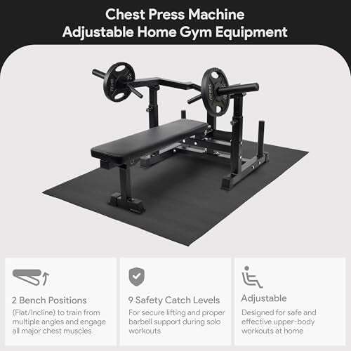 BalanceFrom Strength Training Machine, Adjustable Multifunctional Fitness Equipment for Home & Gym - style: Chest Press