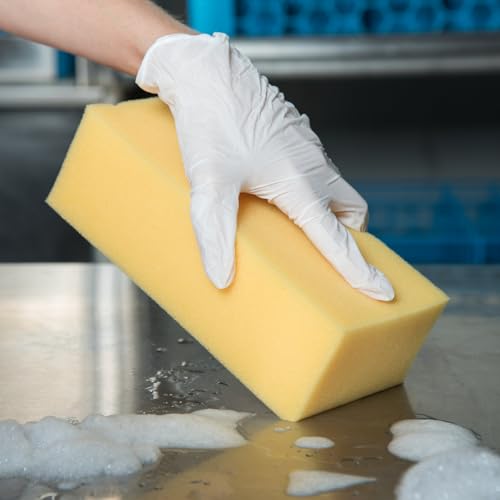 Carlisle FoodService Products 36550100 Commercial Cleaning/Washing Foam Sponge, 8.25", Yellow - color: Yellow, size: 1 Count (Pack of 1)