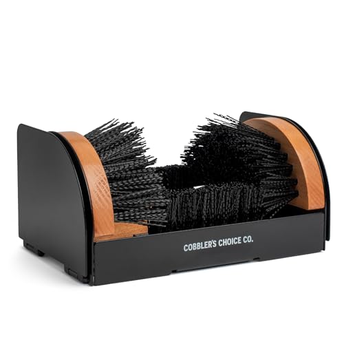 Cobbler's Choice Boot Scraper - Outdoor Shoe Scrubber Cleaner Brush - Weather Industrial - Heavy Duty