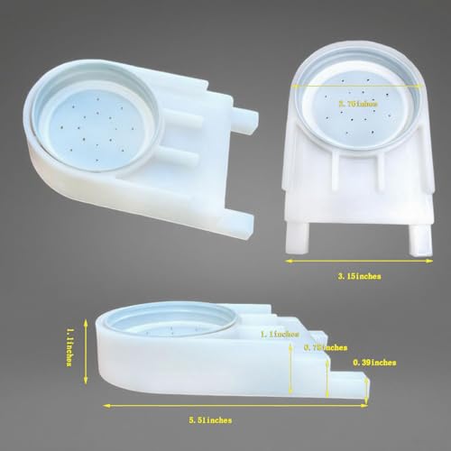 6 Pack Plastic Bee Feeders Entrance Beehive Feeder Honeybee Feeder for Hives Water or Sugar Syrup Feeding Equipment