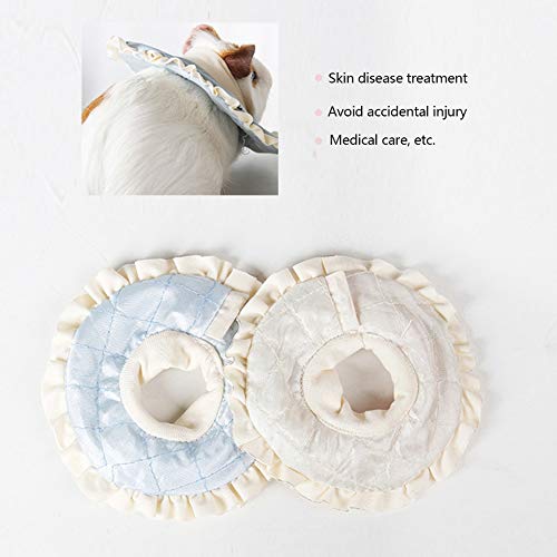 La La Pet® 2Pcs Recovery Pet Collar for Ferret Hamster Recovery Cone E-Collar Rabbit Protection Cone Guinea Pig Neck Recovery Elizabeth Collar Adjustable for Small Animal Squirrel Chinchilla, S - size: S