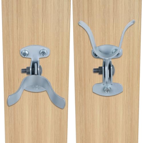 WellMade 1-3/8" Flat Back Wall Mount Chain Link Fork Latch - Heavy Duty Galvanized Steel Gate Latch with Padlock Hole, Fits Outdoor Wooden Gates & Fences (1 Pack) - size: 1 Pack
