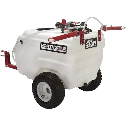 NorthStar 31-Gallon Tow-Behind Boom/Spot Sprayer, 2.2 GPM, 12V, 70 PSI | NSQ on-demand pump, Spring-loaded breakaway boom, Wide-area coverage, Targeted spot application, ATV/lawn tractor towing - size: 31 Gallon