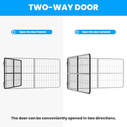 48" W×24" H Stall Guards for Horses, Horse Stall Gates, Heavy Duty Steel Yoke Design Fits Standard Barn Doorways - size: 48"W×24"H