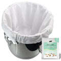 Reusable Brew Bag 2 Pack 24"×32" Large Fine Mesh Bag for Beer | 5 Gallen with Drawstring for Fruit Cider Apple Grape Wine Press Straining Brew in a Bag - size: 2 pack-24"×32"