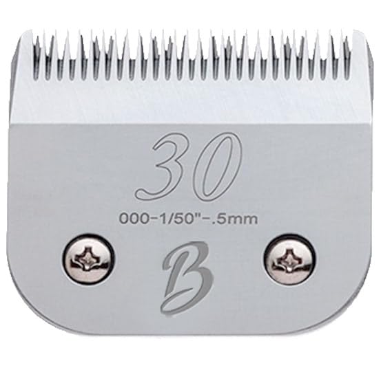 Detachable A Series 30 Blades for Dog Grooming Cuts Hair 1/50" - 0.5mm Japanese High Carbon Steel Dog Grooming Blade (Compatible A5 Series Clippers for Dogs Cat(B30) - color: B30-1