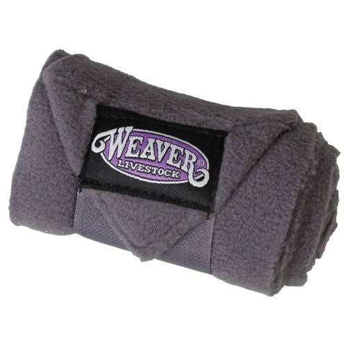 Weaver Livestock Sheep & Goat Fleece Leg Wraps, Four-Pack, Steel