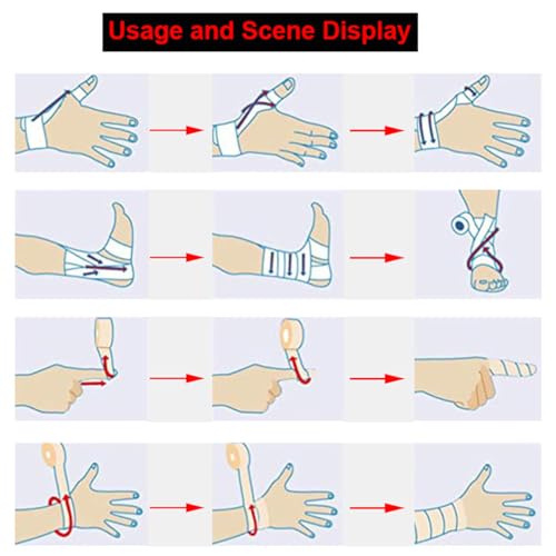 6 Rolls Self-Adhesive Bandage Wrap Non-Woven Vet Wrap Cohesive 2Inchx5yard for Dogs Cats Horse Leg Pet Animals Wounds Wrist Healing Sprains & Swelling Fruit Print - color: 6Rolls 2Inchx5yard Fruit